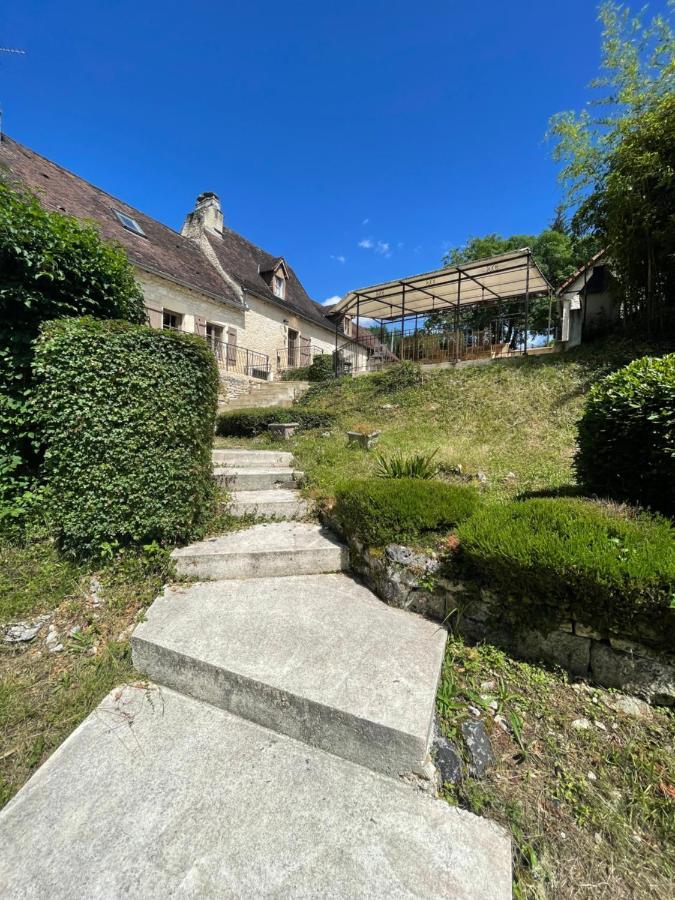 Villa Domaine Du Bonheur En Pierre Avec Piscine, Proche Sarlat Carlux Exterior foto