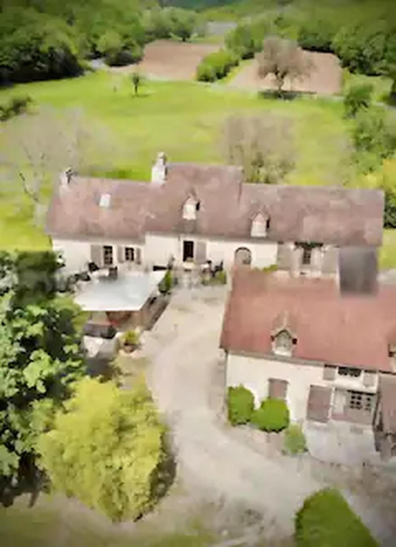 Villa Domaine Du Bonheur En Pierre Avec Piscine, Proche Sarlat Carlux Exterior foto